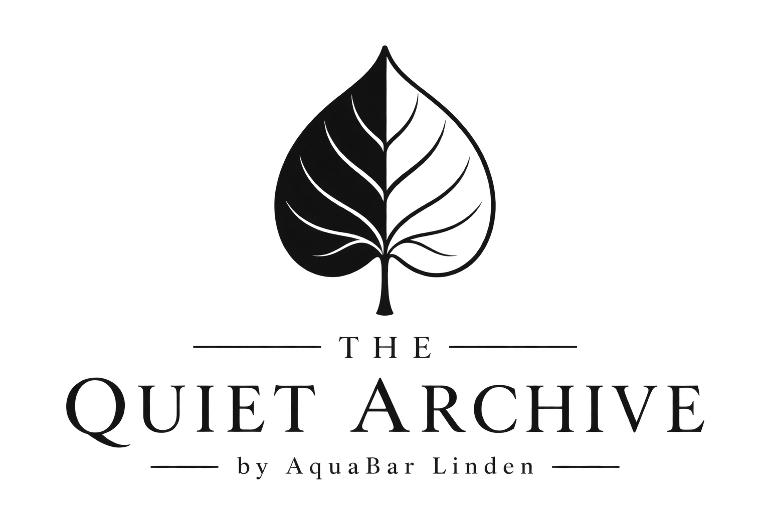 THE QUIET ARCHIVEの既存セイヨウボダイジュの葉シンボル